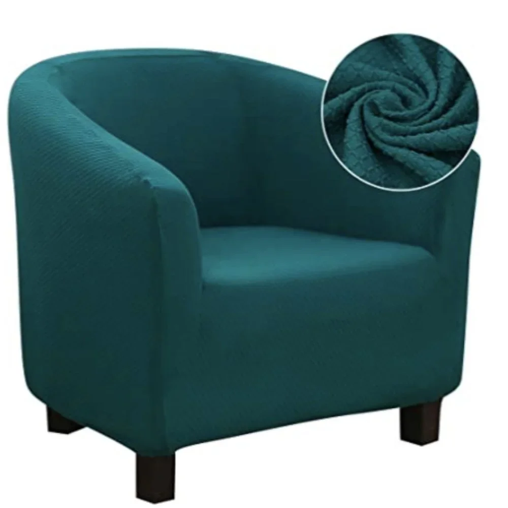 Elegant Teal Armchair Slipcover